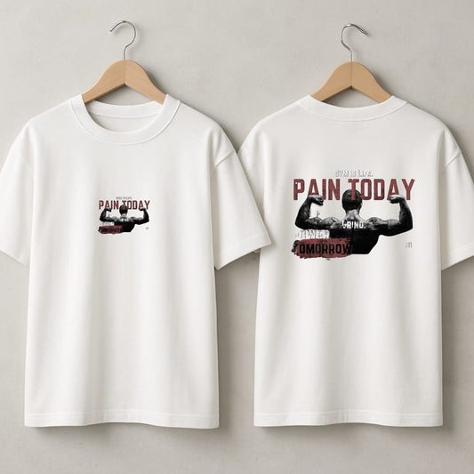 "Pain To Power" Unisex Drop Shoulder Tee